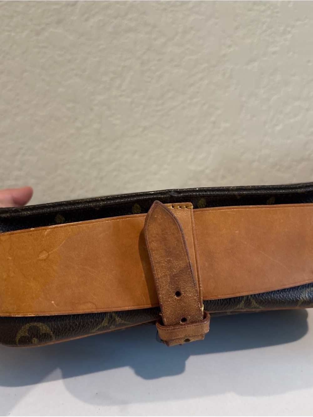 Louis Vuitton MM Brown Monogram Cartouchiere Shoulder Bag - Picture 7 of 14